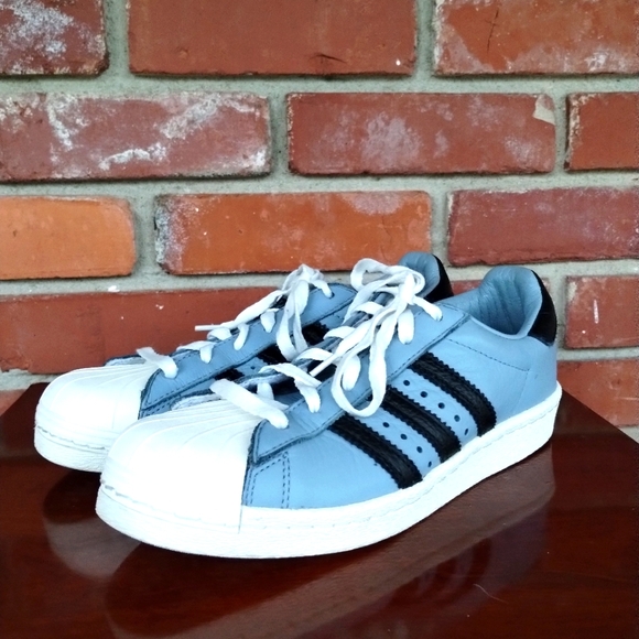 EUC Adidas Superstar Boost Multicolor2017 - BZ0203 Blue Black - Picture 3 of 5